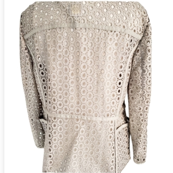 SPORTALM Lace Toupe Zipped Eyelet Blazer - Picture 3 of 9
